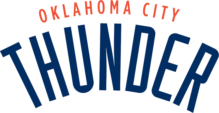 Oklahoma City Thunder 2008-2009 Pres Wordmark Logo cricut iron on